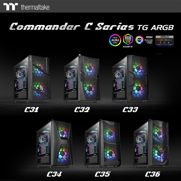 Thermaltake带来全新Commander C系列PC机箱