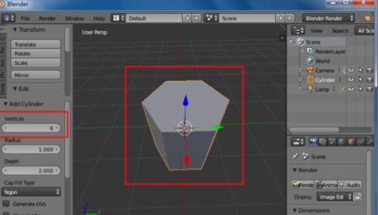 blender制作蜂窝网格的图文操作截图