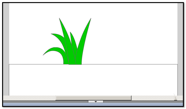flash绘制绿色小草的操作流程截图