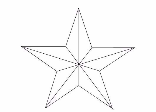 flash绘制立体五角星的操作流程截图