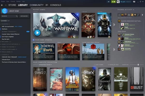 Steam全新客户端界面公开:耳目一新