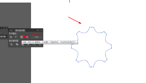 ai制作齿轮的基础操作过程截图