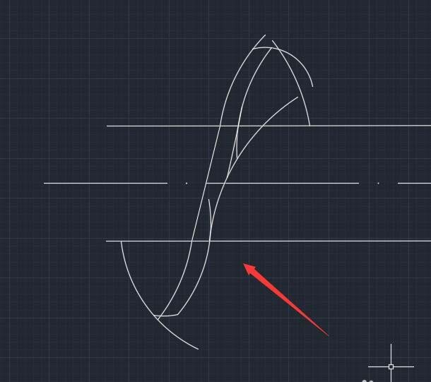 cad制作挤出机螺杆平面图的图文操作截图