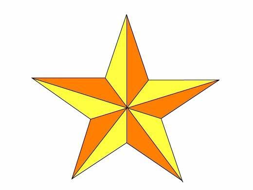 flash绘制立体五角星的操作流程截图