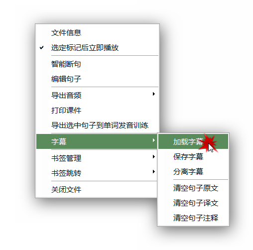 Aboboo自动加载字幕的图文操作截图