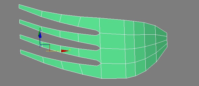 3DMAX制作叉子建模的详细操作过程截图
