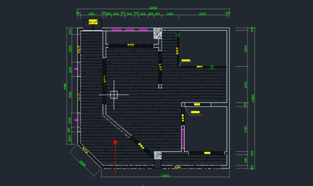 CAD绘制地面铺设图纸的操作流程截图