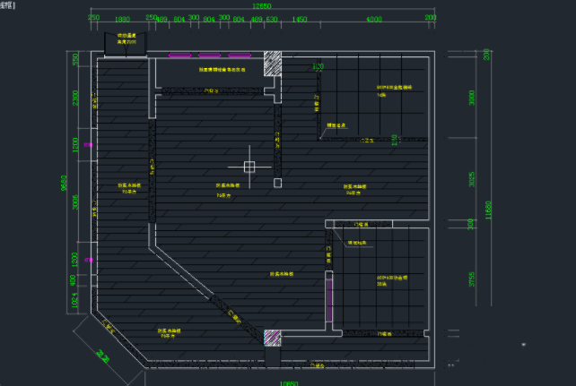 CAD绘制地面铺设图纸的操作流程截图