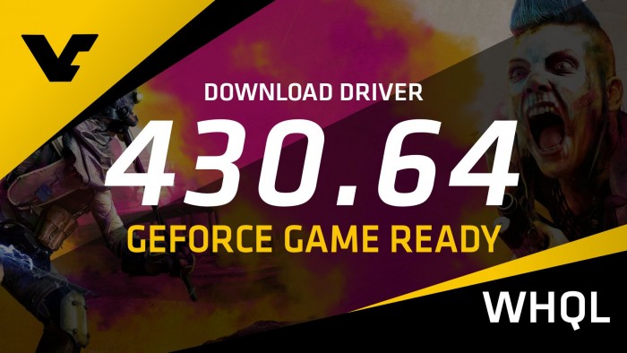 NVIDIA上线GeForce Game Ready WHQL 430.64驱动