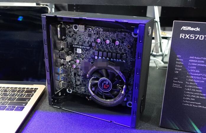 华擎展示RX570外接显卡:多种I/O接口
