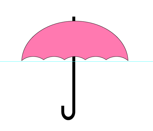 ai手绘一个可爱小雨伞的详细操作步骤截图