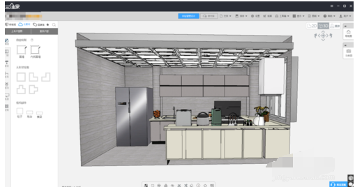 三维家3d云设计软件导出定制柜CAD的操作教程截图