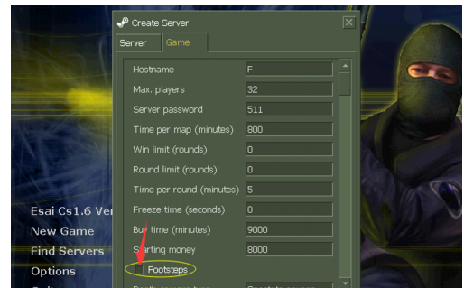 cs1.6英文版消除脚步声的操作介绍截图