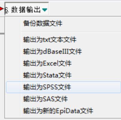 epidata数据转化成SPSS文件操作步骤截图