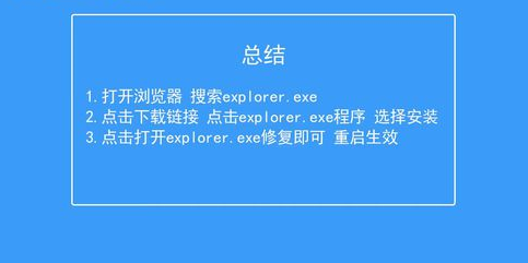 explorer.exe黑屏修复的处理方法截图