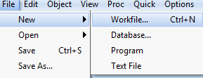 Eviews 建立工作文件过程