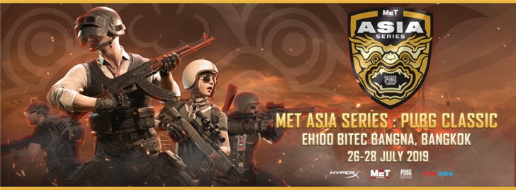 本周五 《绝地求生》MET亚洲系列赛于泰国进行