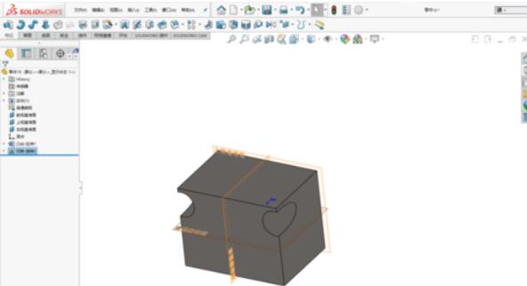 solidworks201中旋转切除命令使用介绍截图