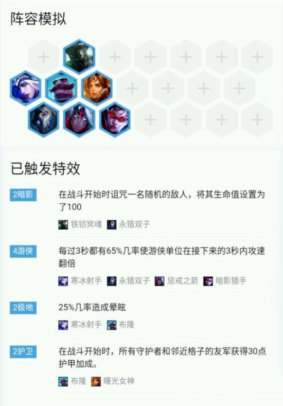 云顶之弈极地四游侠双护卫游戏攻略截图