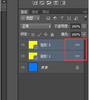 photoshop cs6将图层添加链接的操作流程