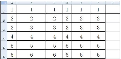 excel2007设置平均分配列宽的具体流程截图