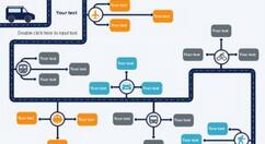 亿图流程图制作软件设计半年分布图的具体方法