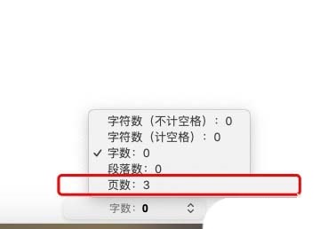 pages查看文件总页数的详细操作步骤截图