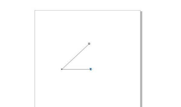 CorelDraw X4使用钢笔工具绘画直角三角形的操作教程截图
