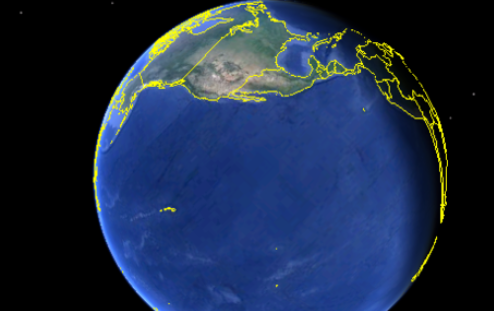 谷歌地球显示阳光在地面运动轨迹的使用方法截图