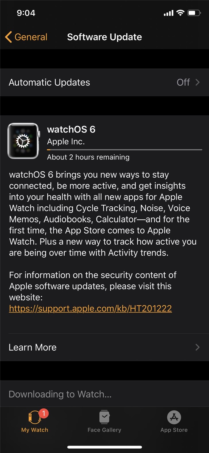 苹果watchOS 6 GM准正式版固件来了截图