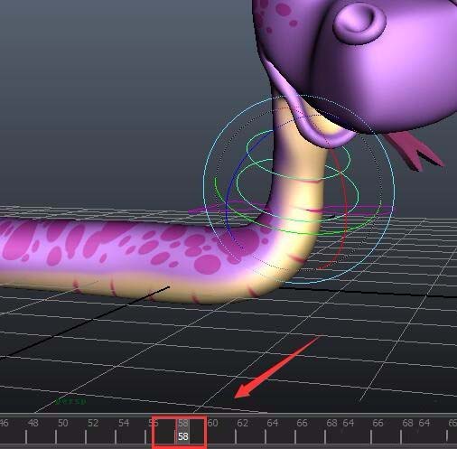 maya设计蛇游动动画的具体方法截图