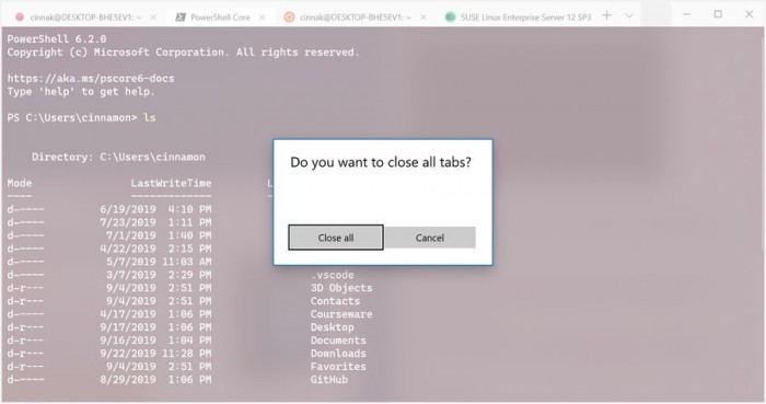 Windows Terminal v1909来了:新增新字体和设置架构截图