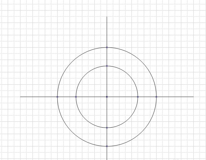 Microsoft Office Visio绘制一个钥匙扣平面图的操作教程截图