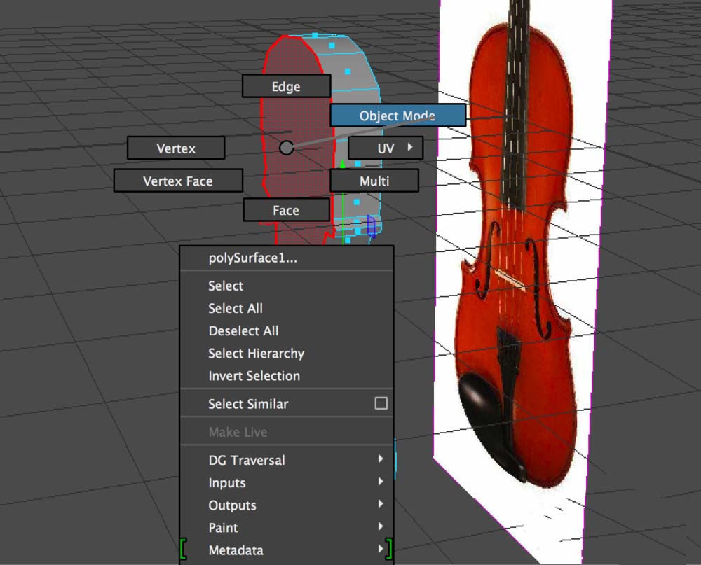 maya软件设计小提琴主体的方法步骤截图