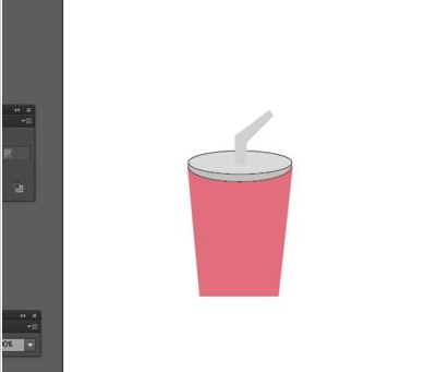 Adobe Illustrator CS6绘制一个饮料杯图标的操作方法截图