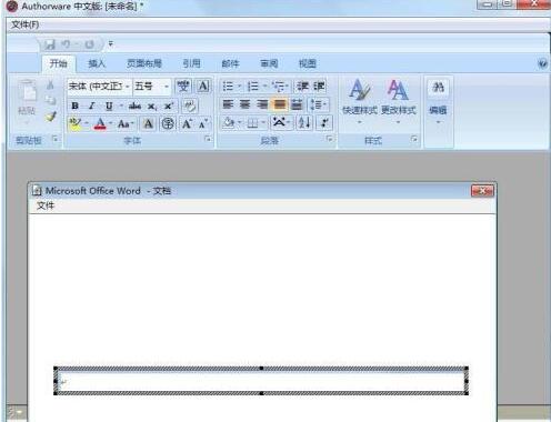 Authorware中使用word艺术字的详细操作流程