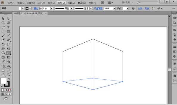 Adobe Illustrator CS6借助透视网格设计三维图的方法步骤截图