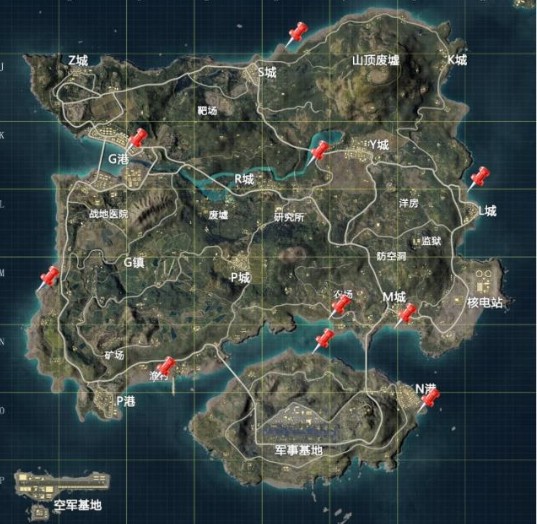 和平精英机械碎片10个官方地图坐标一览截图