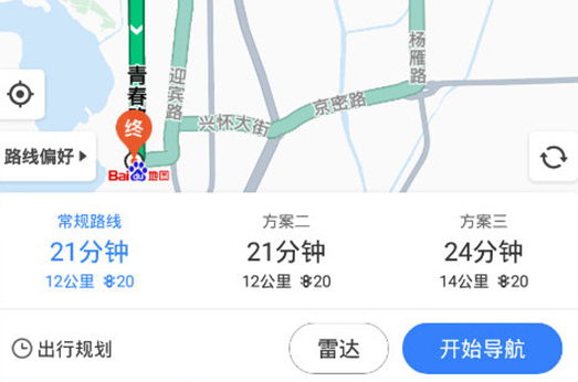 百度地圖設置不走高速公路的簡單操作講解