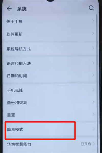 荣耀20i进入简易模式的简单操作教程-下载之家