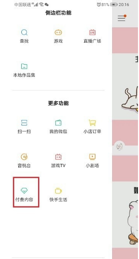 快手购买付费视频的操作流程截图