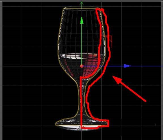 C4D创建模立体红酒杯的详细方法截图