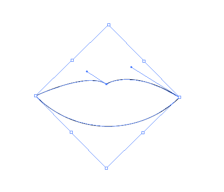 ai绘制大红唇的操作教程