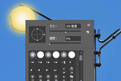 Photoshop点亮路灯的操作详细方法截图