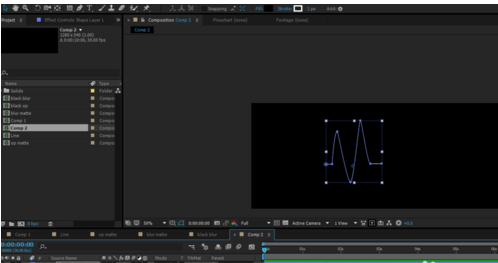 AE做出心电图的简单方法截图