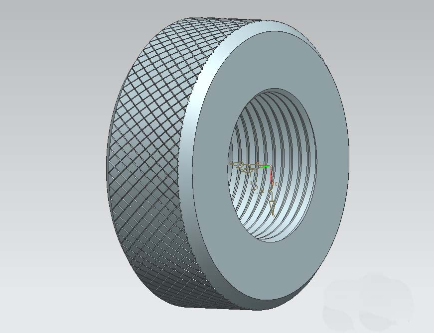 UG绘制滚花零件模型的图文方法截图