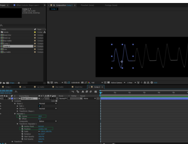 AE做出心电图的简单方法截图