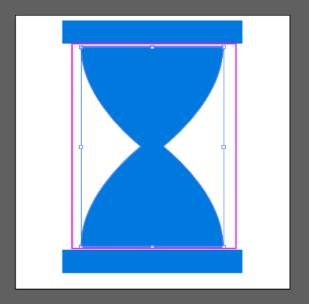 ai打造沙漏图标的操作方法