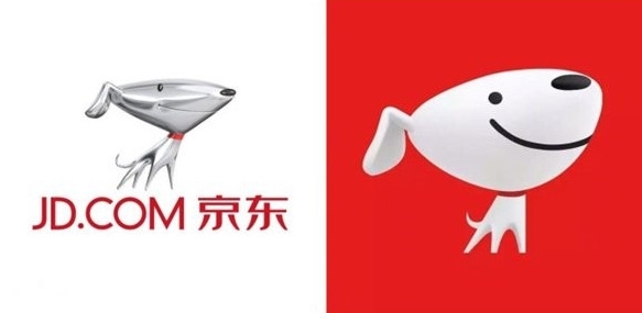 京东新Logo演变：“狗子”越来越可爱