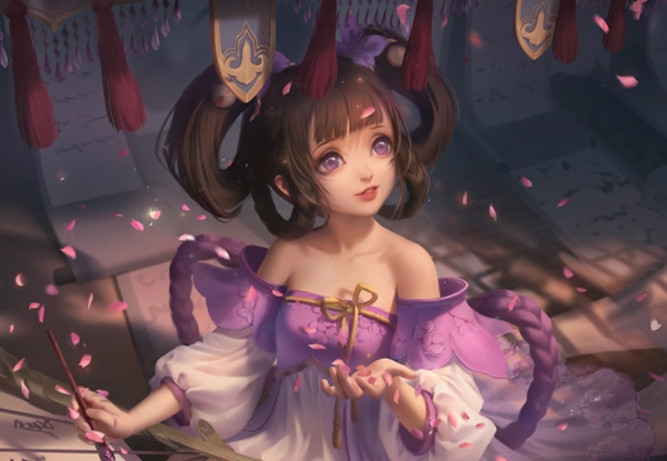 王者荣耀小乔青蛇皮肤来了升级模型头身比例